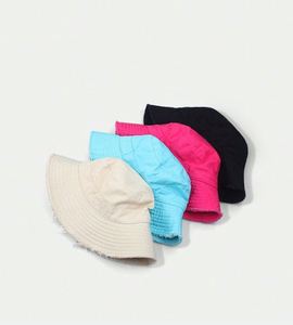 Pink Fisherman Sunshade Bucket Hat With Large Eaves Furred <b>Edge</b> Water Washable for Summer Beach Ski Custom Logo Sun Protection - Product Image 6