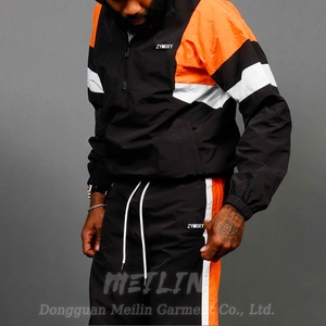 High Quality Custom Windbreaker Tracksuit Jogger <b>Set</b> Lightweight Nylon Zipper Track Suit Men Manufacturer Windcheater <b>Set</b> - Product Image 2