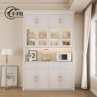Buffet mural en bois moderne, écologique et multifonctionnel, réglable, pour le rangement à domicile dans le salon