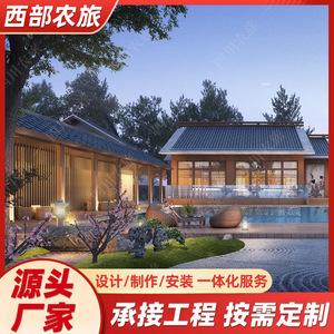 Cabane d'été en bois avec terrasse, bois traité sous pression, style traditionnel, pour le camping et l'extérieur - Product Image 5