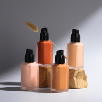 Fond de Teint Liquide Maquillage Marque Blanche Vente en Gros Haute Qualité SPF30 Mat Résistant à l'Eau Longue Tenue Formule Douce