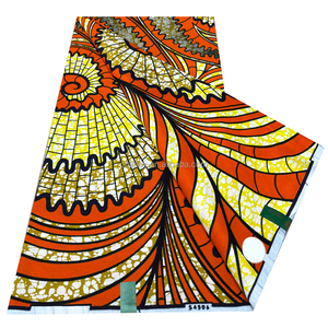 Nouveau Produit Tissu Africain Imprimé Hollandais <span class=keywords><strong>Wax</strong></span> Super Imprimé Ankara Vêtement Pagne Hollandais pour la Couture de Pagne & Sacs & Robe - Product Image 5