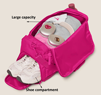 Sac de voyage week-end en toile Oxford imperméable de haute qualité, grande capacité, sac de sport, sac de yoga