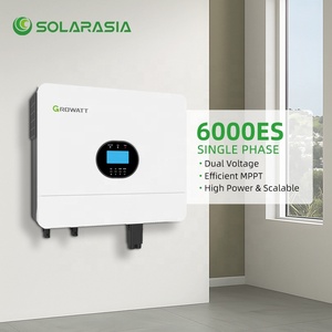 Sistema de Energía Solar Monofásico Growatt SPF 6000 Plus de 6kW, Onda Sinusoidal Pura, 48V, Doble MPPT, para el Hogar - Product Image 3