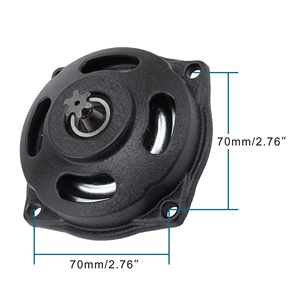 Embrayage à tambour de boîte de vitesses GOOFIT pour moto, 15 mm, petit, 6 dents, remplacement pour moto de poche 2 temps 47cc 49cc - Product Image 2