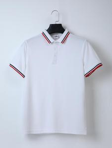T-shirt de <span class=keywords><strong>golf</strong></span> personnalisé 100 % polyester respirant imprimé <span class=keywords><strong>blanc</strong></span> <span class=keywords><strong>pur</strong></span> et noir pour hommes et femmes, tricoté, vierge - Product Image 5