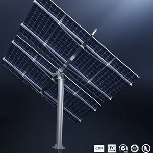 Fabricant vente directe contrôleur solaire simple post axe tracker solaire automatique panneau solaire système de suivi