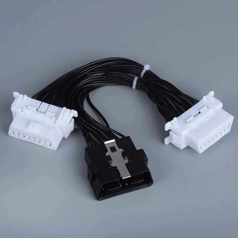 Toyota obd2 harness OBD interface expansion 1 to 2 cable for using multiple devices