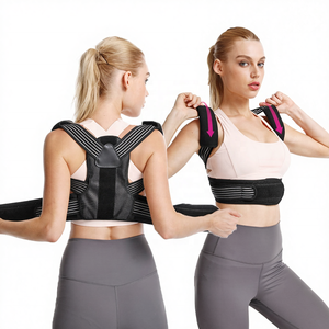 Corrector <span class=keywords><strong>de</strong></span> Postura Ajustable <span class=keywords><strong>de</strong></span> <span class=keywords><strong>Neopreno</strong></span> para Adultos, Cinturón <span class=keywords><strong>de</strong></span> Soporte Enderezador, Protección Profesional, Marca Riello, Todas las Temporadas - Product Image 6
