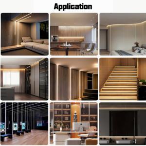 3mm 4mm 5mm Pcb Cob Led <span class=keywords><strong>Strip</strong></span> Ultra Fino 12V 24V Fob Tape Light Dc12V 24V Iluminação Linear Alta Densidade Les Light Strips - Product Image 6