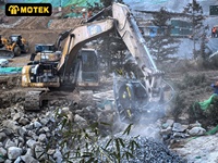 MOTEK Factory – Moteur, pompe, boîte de vitesses et roulement pour godet de concassage d'excavatrice, économique et respectueux de l'environnement, pour engins de 6 à 50 tonnes