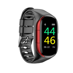 M1 Monitor de frecuencia cardíaca más nuevo Reloj inteligente para hombres con auriculares Bluetooth Rastreador de ejercicios <span class=keywords><strong>Re</strong></span> - Product Image 6