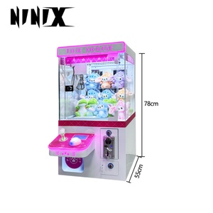 Factory Super Mini Claw Machine Small Coin-Operated <b>Arcade</b> Game Toy Crane Bill Acceptor for Sugarcane for Small Spaces - Product Image 4