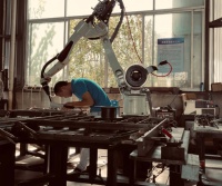 Bras de soudage robotisé industriel automatique à 6 axes pour la fabrication lourde
