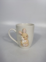Vente chaude Prix usine Pâte polymère 3D motif animal Glaçure réactive Logo personnalisé Vente en gros