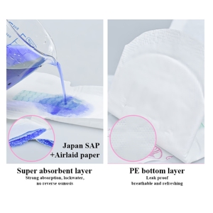 Assorbenti Igienici OEM con Etichetta Privata, 290mm, con Chip Anionico, in Cotone Organico, Biodegradabili, Super Morbidi, Ultra Assorbenti, Vendita all'Ingrosso - Product Image 6