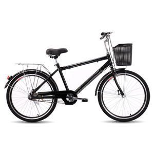 Romántica <span class=keywords><strong>Bicicleta</strong></span> de ciudad para adultos de 28 pulgadas cómoda horquilla delantera de aleación de aluminio de acero de ALTO CARBONO DE 7 velocidades diseño de dos ruedas para viento - Product Image 1
