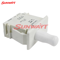 Interrupteur de porte à monnayeur SUNWAYT SW-MZ9 pour borne d'arcade avec connecteur 3 broches, en plastique blanc durable, 125/250 V CA SPDT, pour réparation de bornes