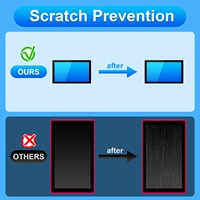 Monitor Gaming con Marco de Aluminio 4:3 USB, Nuevo, Negro, con Panel Táctil Capacitivo de 21.5 Pulgadas, Piezas de Gabinete Cómodas, Garantía de 30 Días