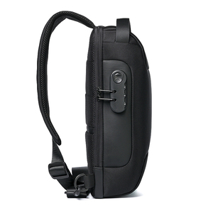 FULIYA, impermeable, personalizado, antirrobo, bandolera, bandolera de moda para hombre, bolso de pecho para motocicleta con cargador de teléfono - Product Image 4