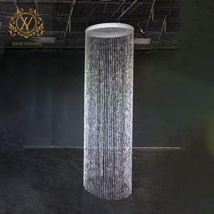 Décoration de plafond de lieu de <span class=keywords><strong>mariage</strong></span> de luxe léger, rideau de perles acryliques suspendu pour la scène de cérémonie, décoration de <span class=keywords><strong>mariage</strong></span> - Product Image 3