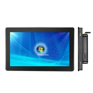 11.6"15.6" 18.5" 21.5" Inch Win10 7 Ubuntu Touch Screen Pc Waterproof Screen Computer All In 1 Panel Pc Aio Kiosk