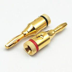 Conector de Audio Tipo Banana de 4MM Chapado en Oro, Conector de Cable para Altavoz, Conectores de Punta Banana, Categoría de Producto - Product Image 4
