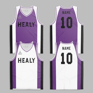 Professional HEALY Reversible Basketball Jersey <b>Mens</b> Basketball Uniform Breathable Plus Size Quick Dry Sport Apparel Custom - Product Image 1