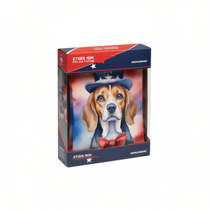 Bandera de Jardín Rectangular Decorativa de Poliéster con Diseño Patriótico de Beagle de Jetsee para Exhibición en Patio y Jardín al Aire Libre - Product Image 1