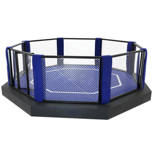 Ráp tiết kiệm không gian có thể gập lại MMA Octagon lồng Thiết kế cáp với cạnh Tranh vải MMA lồng 6x6 - Product Image 1