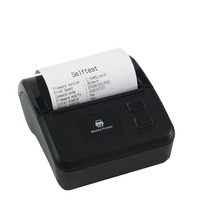 Imprimante thermique sans fil portable mini 80 mm, imprimante thermique Bluetooth sans encre, imprimante de reçus thermique