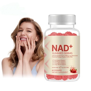 Gomitas de NAD+ de Marca Blanca OEM para Mujeres, 1000mg, NR, Resveratrol, Quercetina, Salud Celular, Energía, Vitalidad, Sin Azúcar, Etiqueta Privada - Product Image 4