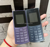 Teléfono Móvil Barato Desbloqueado con Doble SIM para Personas Mayores y Niños, Teclado de Botones, Pantalla TFT de 1.77 Pulgadas, Batería de 600 mAh