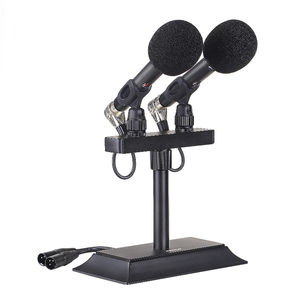 Micrófono de Condensador con Cable KC-030, Micrófono XLR de Cuello de Cisne Metálico <span class=keywords><strong>para</strong></span> Conferencias, <span class=keywords><strong>Atril</strong></span> de Escritorio <span class=keywords><strong>para</strong></span> Salas de Conferencias y Transmisiones - Product Image 4