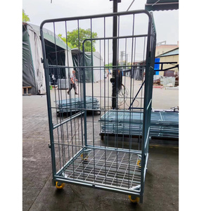 Equipo de almacenamiento YOUGU contenedor de malla de alambre contenedor de envío galvanizado plegable - Product Image 4