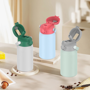 Portable Easy To Carry <b>Double</b> <b>Wall</b> Stainless Steel Vacuum Insulated Leak-proof Water Bottle Thermal Insulation For Back School - Product Image 2