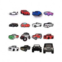 Nouveaux modèles camion PVC accessoires de chaussures sabots personnalisés breloques de chaussures décoration de chaussures nouvelle arrivée breloques de voiture pour enfants breloques de sabots