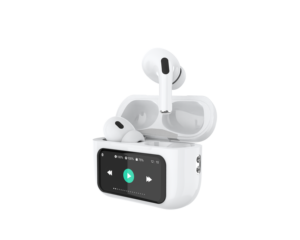 Écouteurs sans fil BT de haute qualité <span class=keywords><strong>Anc</strong></span> Enc avec écran intégré, faible latence, multilingues, A9 PRO - Product Image 1