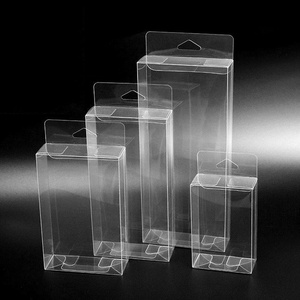 Pvc Plastic Folding Box Custom Clear PVC PET Folding Plastic Display Packaging Box