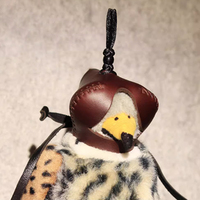 Cetrería Águila Euroasiática Cernícalo Capucha Cuero de vaca Sombrero de entrenamiento Falcon Protector Casco