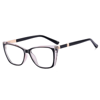 Nouvelle monture de lunettes optiques pour femmes, design classique et tendance, matériau TR90 durable, monture intégrale, vente en gros, personnalisable, anti-lumière bleue, pour adultes