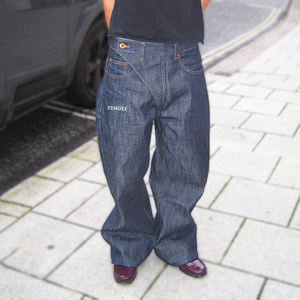 <span class=keywords><strong>Jeans</strong></span> in tessuto grezzo in Denim giapponese per gli uomini - Product Image 1