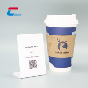 แท่นวางอะคริลิคพิมพ์ลายตามสั่ง พร้อมชิป NFC RFID NTAG213 สำหรับร้านอาหาร โรงแรม และใช้เป็นนามบัตร - Product Image 4