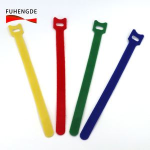 Kunden spezifisch für T-förmige Katzenkopf-Datenkabel-Speicher verwaltungs riemen Umwelt freundliches, stark klebendes Nylon einseitig - Product Image 2