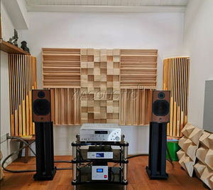 Âm Thanh Khuếch Tán-24X24X2.8 Inches Gỗ Acoustic Khuếch Tán Tấm Giảm Riêng Biệt Echo Bảo Quản Phòng Liveliness - <span class=keywords><strong>QRD</strong></span> Diffusor - Product Image 6