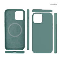 Coque arrière magnétique en silicone anti-rayures pour téléphone portable IPhone12 13 14 15 16 17 Bienvenue OEM ODM Logo personnalisé