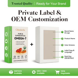 Cápsulas de Aceite de Espino Amarillo Orgánico Chinaherbs, Suplemento Dietético Vegano para Adultos, Rico en Omega 7 y 9, Ácidos Grasos Equilibrados - Product Image 2