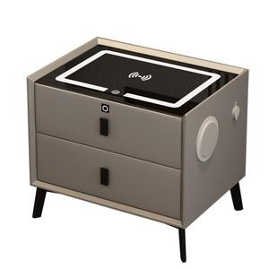 <span class=keywords><strong>โต๊ะ</strong></span><span class=keywords><strong>ข้าง</strong></span><span class=keywords><strong>เตียง</strong></span>อัจฉริยะทันสมัยเรียบง่ายหรูหราทั้งหมดเป็นไม้เนื้อแข็งอเนกประสงค์ไร้สายชาร์จไฟด้วยลายนิ้วมือล็อค nightstands - Product Image 4