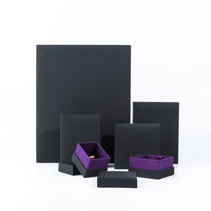 Custom Black Luxury Drawer Jewelry <b>Box</b> with Handle for Rings, <b>Earrings</b>, and Gift Packaging - Product Image 2