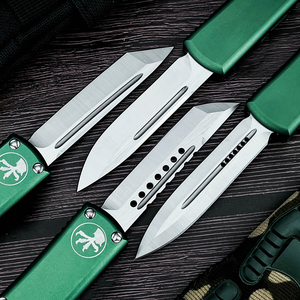 Micro Knife Tech - Navaja de Bolsillo con Hoja D2, Mango de Aleación de Aluminio, para Pesca, Camping, Caza, <span class=keywords><strong>T</strong></span>áctica, Uso Diario (EDC) - Product Image 3